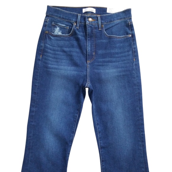 LOFT High Rise The Kick Crop Jeans Size 28 NEW - Picture 2 of 11